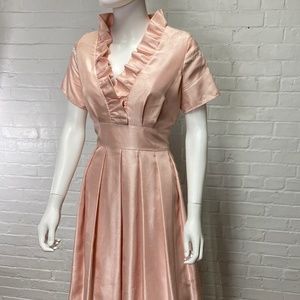 Vintage Jessica Howard Pink Pleated Dress Sz. 10